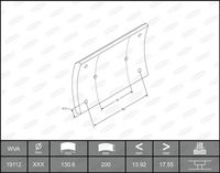 BERAL Remvoeringsset, trommelrem 1