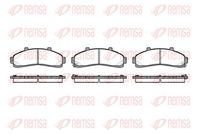 комплект спирачно феродо, дискови спирачки