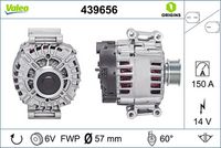 Generator / Alternator VALEO, Cod: 439656