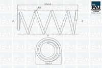 Arc spiral FAI AutoParts, Cod: FPCS223