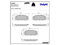 комплект спирачно феродо, дискови спирачки