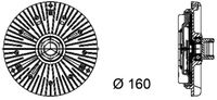 Thumbnail - Koppeling, radiateurventilator - CFC93000P - MAHLE
