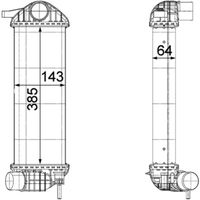 Thumbnail - Intercooler, inlaatluchtkoeler - CI243000P - MAHLE