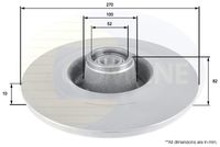 Disc frana COMLINE, Cod: ADC3021
