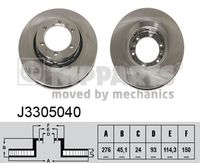 Disc frana NIPPARTS, Cod: J3305040