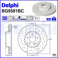 Disc frana DELPHI, Cod: BG9581BC