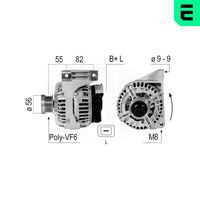 Generator / Alternator ERA, Cod: 210528A
