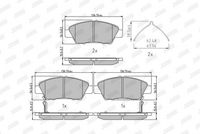 Bremsbelagsatz, Scheibenbremse