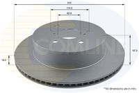 Disc frana COMLINE, Cod: ADC01123V