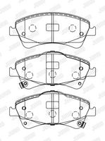 Bremsbelagsatz, Scheibenbremse