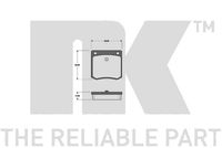 Bremsbelagsatz, Scheibenbremse