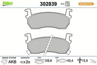 Bremsbelagsatz, Scheibenbremse