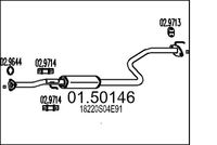 Mittelschalldämpfer