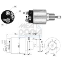 Solenoid, electromotor MEAT & DORIA, Cod: 46031