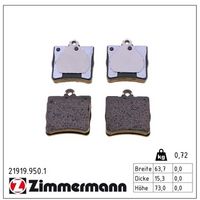 комплект спирачно феродо, дискови спирачки