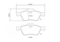 BREMBO High performance remblokkenset 3