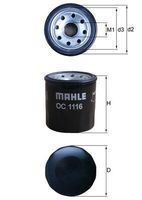 Thumbnail - Oliefilter - OC1116 - MAHLE