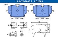 Bremsbelagsatz, Scheibenbremse