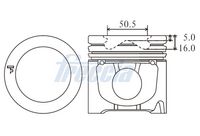 Piston FRECCIA, Cod: FP23-101200
