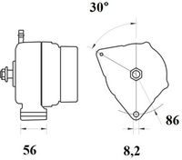 Thumbnail - Dynamo / alternator - MG359 - MAHLE