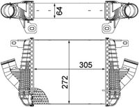 Thumbnail - Intercooler, inlaatluchtkoeler - CI237000P - MAHLE