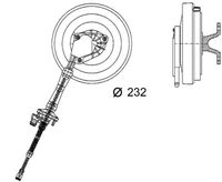 Thumbnail - Koppeling, radiateurventilator - CFC86000P - MAHLE