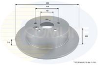 Спирачен диск ADC01121 COMLINE
