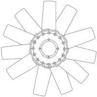 Thumbnail - Koelventilatorwiel - CFW73000P - MAHLE