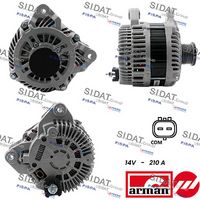 Generator / Alternator SIDAT, Cod: A12MH0582AS