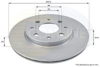 Disc frana COMLINE, Cod: ADC1821V