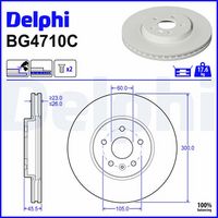 Disc frana DELPHI, Cod: BG4710C
