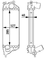 Thumbnail - Intercooler, inlaatluchtkoeler - CI140000P - MAHLE