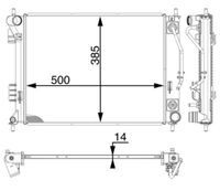 Thumbnail - Radiateur - CR1974000P - MAHLE