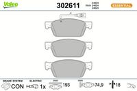 Bremsbelagsatz, Scheibenbremse