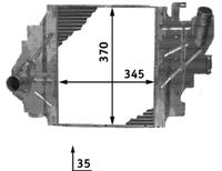 Thumbnail - Intercooler, inlaatluchtkoeler - CI65000P - MAHLE