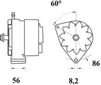 Thumbnail - Dynamo / alternator - MG717 - MAHLE