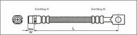 Conducta / cablu frana METZGER AUTOTEILE, Cod: 4112818