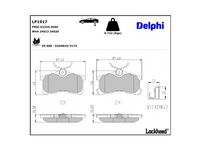 комплект спирачно феродо, дискови спирачки