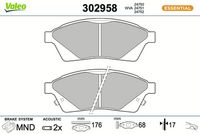 комплект спирачно феродо, дискови спирачки