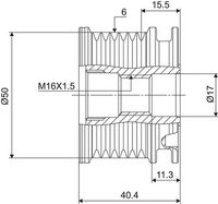 Ελεύθερη περιστροφή γεννήτριας VALEO NEW SPARE PART