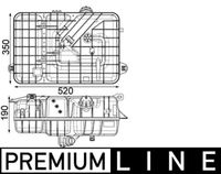 Thumbnail - Expansietank, koelvloeistof - CRT235000P - MAHLE