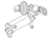 Thumbnail - Koeler, uitlaatterugvoering - CE8000P - MAHLE