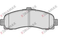 Комплект спирачно феродо, дискови спирачки N09184 DIAMAX