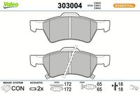комплект спирачно феродо, дискови спирачки