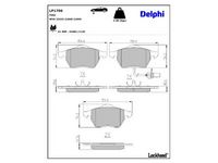 комплект спирачно феродо, дискови спирачки