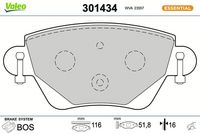 Bremsbelagsatz, Scheibenbremse