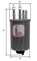 Filtru combustibil SOFIMA, Cod: S 4130 NR