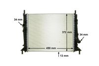 Thumbnail - Radiateur - CR1352000P - MAHLE