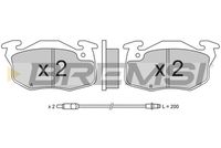 Комплект спирачно феродо, дискови спирачки BP2269 BREMSI