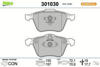 Bremsbelagsatz, Scheibenbremse